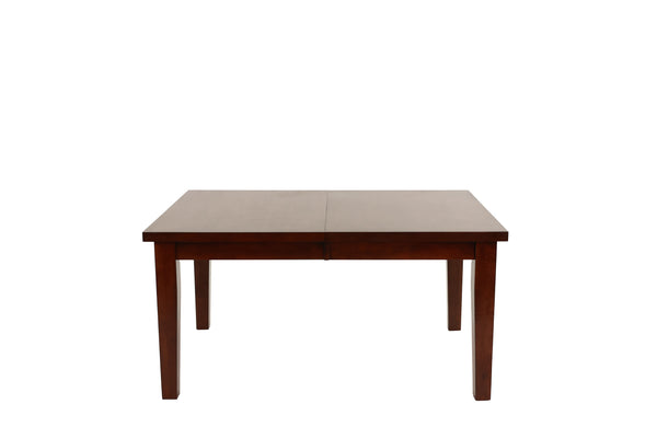 English Elm Dining Rectangle Expandable Dining Table with 18" Leaf Solid Wood Veneer Contemporary Antique Finish, 60" Base Walnut 65 L x 48 W x 10 H B011P207136