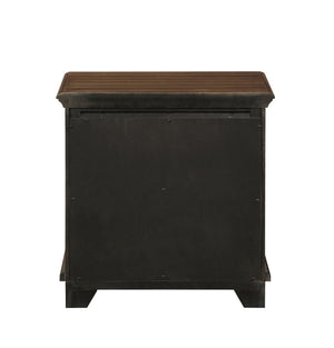 English Elm Franklin Walnut Four Piece Full Bedroom Suite with Headboard Dresser and Nightstand B2726P457620