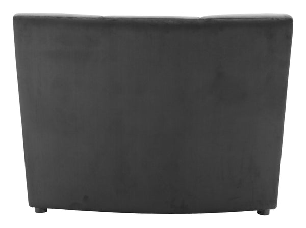 Zuo Modern Garbi Modular Sectional Sofa - Luxurious Velvet Seating With Versatile Design For Modern Spaces Black 100% Polyester,Plywood,Poplar Wood 110775-zuo-modern