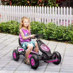 English Elm Aosom Youth Scooter Steel Frame Dual Caliper Brakes Inflatable Tire Kids Ride W2225P217462