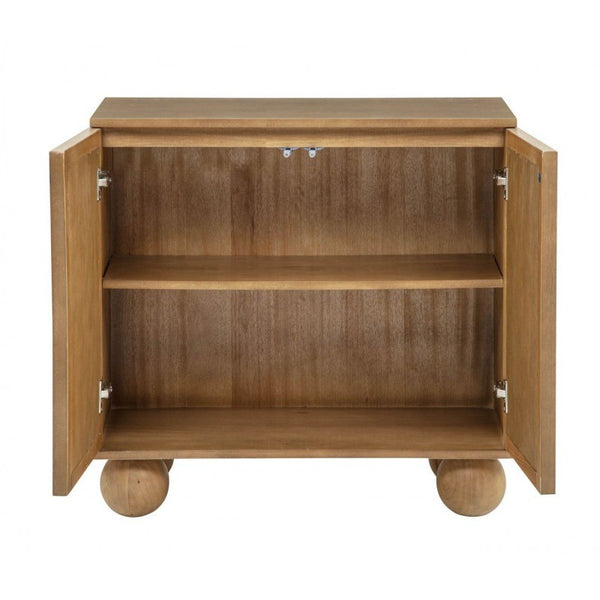 English Elm Boho Seagrass Woven Accent Cabinet with Arched Doors and Ball Feet for Entryway B011P474822
