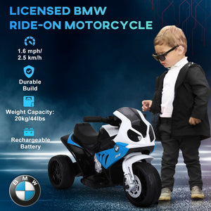 English Elm Aosom Bmw Licensed Toddler Ride on Motorcycle 6v Electric Three Wheel Toy W2225P229346