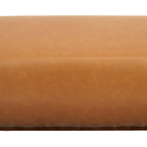 English Elm Kelvin Handcrafted Vegan Leather Upholstered Bench for Entryway Bedroom Footboard B183P281175
