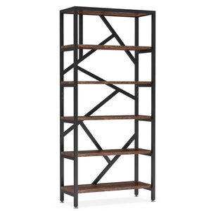 English Elm Display Cabinet Wall Mounted 5 Tier Glass Door Shelving for Collectibles Matte Black T3971P448682