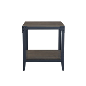 English Elm Wallace & Bay - Wallace & Bay  Drake Brown End Table