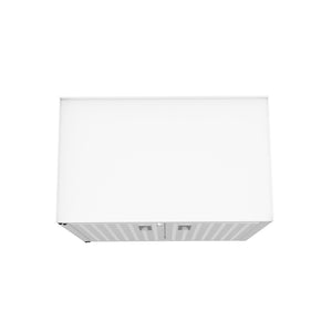 English Elm Rolling Metal Garage Cabinet with Locking Doors Diamond Texture Industrial Storage White B365P398224