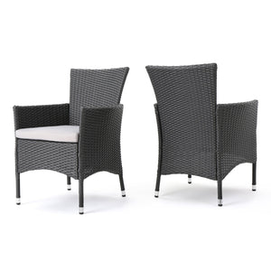 English Elm Christopher Knight Home® - Malta Dining Chair Set Of 2 - Modern Wicker Design For Dining, Lounge, Or Reception Spaces 56447.00A