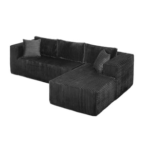 English Elm 105" L-Shaped Modular Sofa - Stylish, Space-Saving Design With Plush Foam Comfort For Any Room W1710S00423