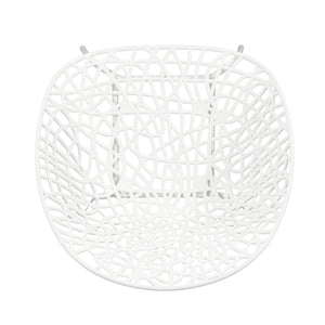 English Elm Christopher Knight Home® - Neiman Outdoor Dining Chair Set of 2 with Weather-Resistant Iron Frame and Perforated Diamond Design White N775P256374W