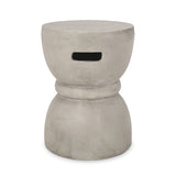 Christopher Knight Home® - Noble House - Scorpius Outdoor Contemporary Lightweight Concrete Accent Side Table