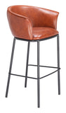 Garston Barstool Brown 110178 Zuo Modern