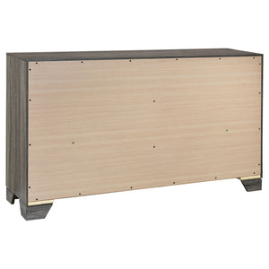 English Elm Mckee Queen Bedroom Set White Panel Bed Dresser Nightstand Mirror Four Piece Suite B062S01774