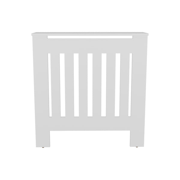 English Elm Radiator Cover Cabinet Slatted Ventilated Enclosure Matte Black Modern Minimalist Decor B070P337173