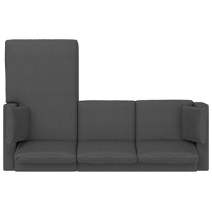 English Elm Charlie Deep Seater Right Sectional Sofa with Oversized Chaise, Eco Performance Fabric, 122" wide Gray B136P199280
