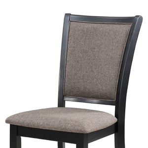 English Elm Tayra Brown and Black Dining Chair With Flared Backs (Set Of 2)