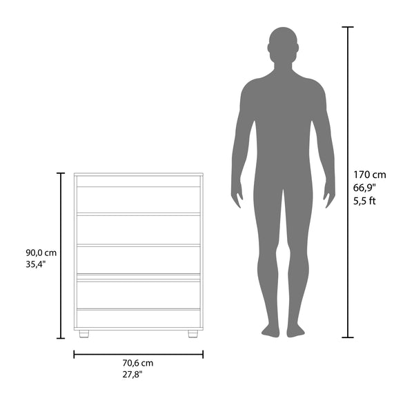 English Elm Shoe Modern 3‑Door Concealed Shoe Cabinet with 3 Shelves, Sturdy Legs, Compact Engineered Wood Storage White + Light Oak 37.01 L x 28.35 W x 3.94 H B097P350292