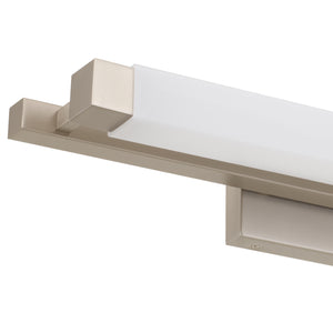 English Elm 26-inches Dimmable Led Vanity Bar with Selectable Color Temperature for Modern Bathrooms Brushed Nickel B370P394091