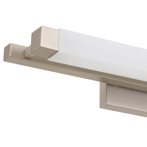 English Elm 26-inches Dimmable Led Vanity Bar with Selectable Color Temperature for Modern Bathrooms Brushed Nickel B370P394091