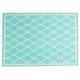 Christopher Knight Home® - Noble House - Eutropia 5'3" X 7' Indoor Area Rug, Teal and Ivory