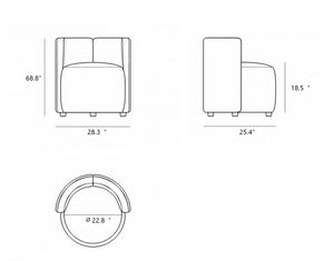 English Elm Upholstered Dark Grey Dining Chair with Backrest — Ergonomic Plush Accent Seat for Kitchen & Living Room W2998P235173