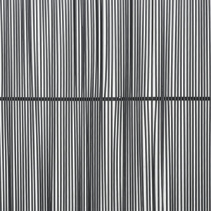 English Elm Willow Iron Fireplace Screen Powder Coated Vertical Bar Grid for Modern Interiors Black N775P386927B