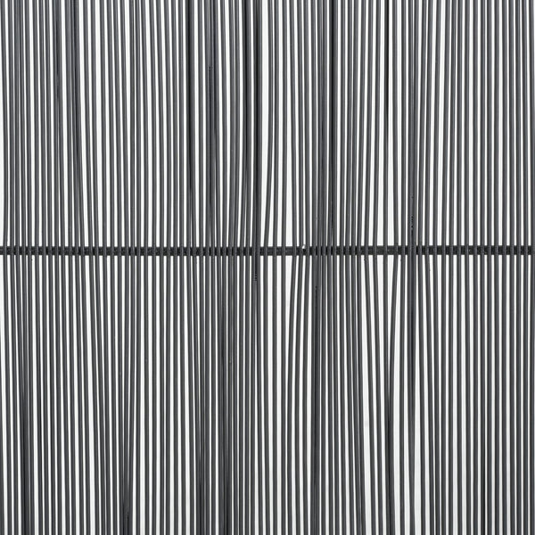 English Elm Willow Iron Fireplace Screen Powder Coated Vertical Bar Grid for Modern Interiors Black N775P386927B