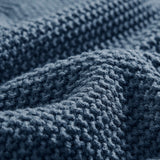 INK+IVY Bree Knit Casual Blanket II51-1144 Indigo