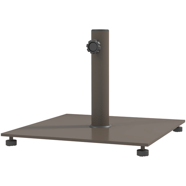 English Elm Outsunny Heavy Duty Steel Patio Umbrella Base 29 Lbs Powder Coated Outdoor Stand W2225P485558