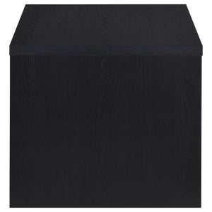 English Elm Nuberg Driftwood Gray Living Room Coffee and End Table Set with Storage Shelves B062S01579