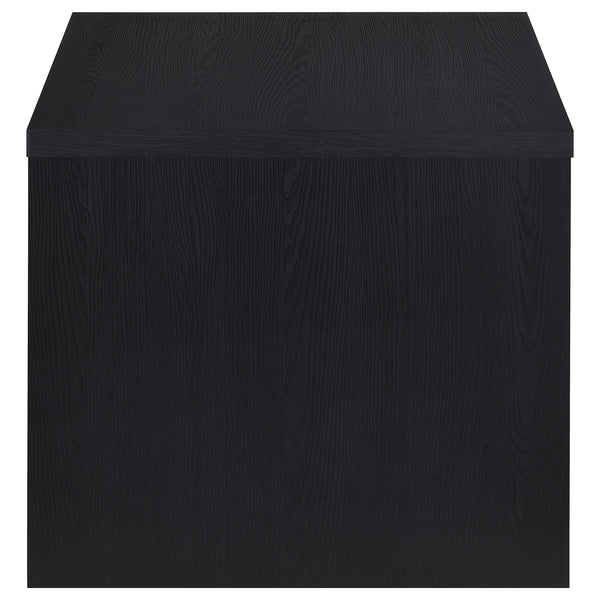 English Elm Nuberg Driftwood Gray Living Room Coffee and End Table Set with Storage Shelves B062S01579