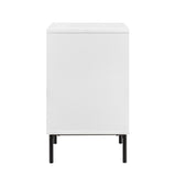 18" Contemporary 1-Drawer Nightstand White JKBNSW Walker Edison