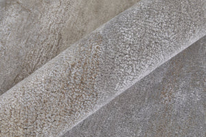 Feizy Rugs Anya Modern Watercolor-inspired Hand-tufted Wool And Viscose Rug For Contemporary Spaces Ivory,Gray Wool,Viscose Any8921fgryivye10