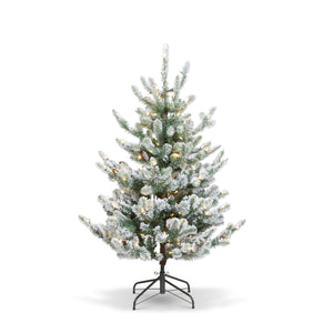 Park Hill Flocked Blue Spruce Tree, 4.5' XPQ40548 Park Hill