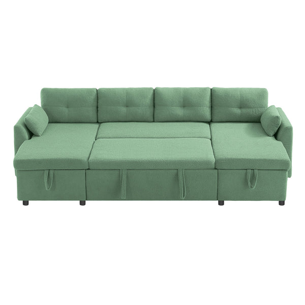 English Elm Swivel Barrel Accent Chair Chenille Tufted Round Club Seat for Living Room Lounge Green N719S002210F