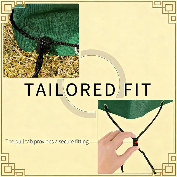 English Elm Outdoor 3-seater Patio Swing Cover Uv-resistant Oxford Cloth All-weather Protection T3971P443147