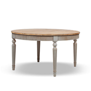 English Elm Colette Reclaimed Pine Round Dining Table Seats Four with Antique Two-tone Finish B2719P485500