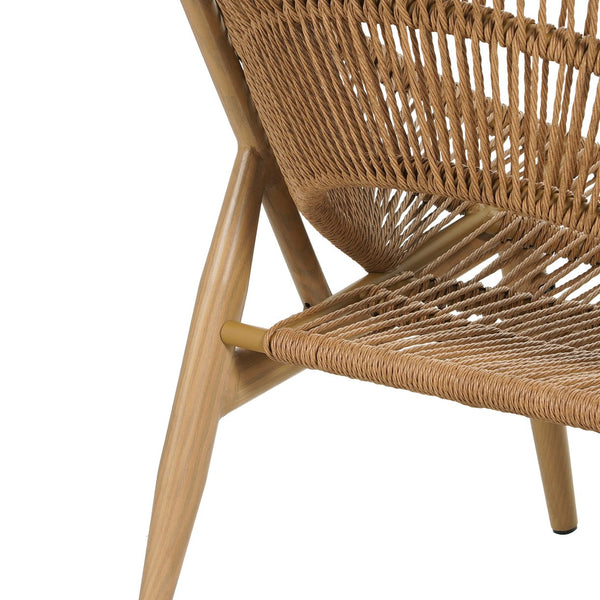 English Elm Christopher Knight Home® - Cyril Outdoor Papasan Lounge Chair - Light Brown Wicker & Beige Cushion For Stylish Relaxation N775P290578B