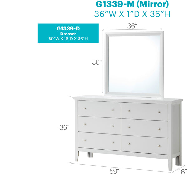 English Elm Primo Parker Chest with French Dovetail Drawers and Padded Headboards for Stylish Bedroom Storage White 40 L x 62 W x 19 H B078112162