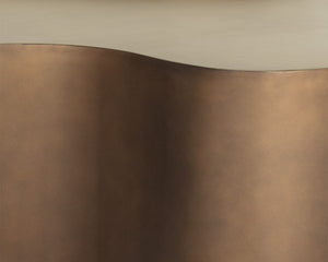 Sunpan Boise Nesting Coffee Tables - Elegant Set of 2 for Modern Living Rooms, Stylish & Functional Design Antique Bronze