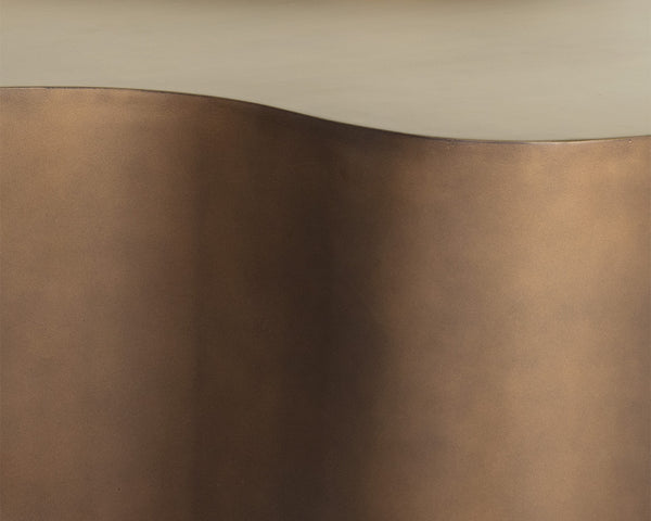 Sunpan Boise Nesting Coffee Tables - Elegant Set of 2 for Modern Living Rooms, Stylish & Functional Design Antique Bronze