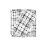 True North by Sleep Philosophy Micro Fleece Casual Sheet Set SHET20-996 Grey Plaid