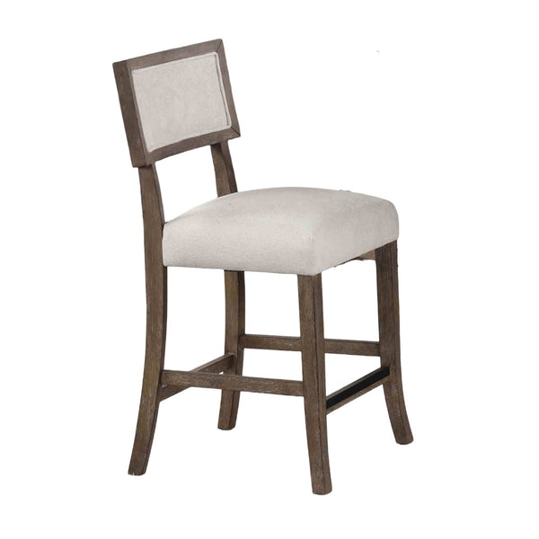 English Elm Contemporary Northall Arm Chair with Sleek Upholstery and Minimalist Profile for Modern Dining Spaces Dark Walnut,Light Gray 22 L x 42 W x 14 H B2741P406759