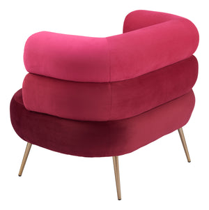 Arish Accent Chair Red 109999 Zuo Modern
