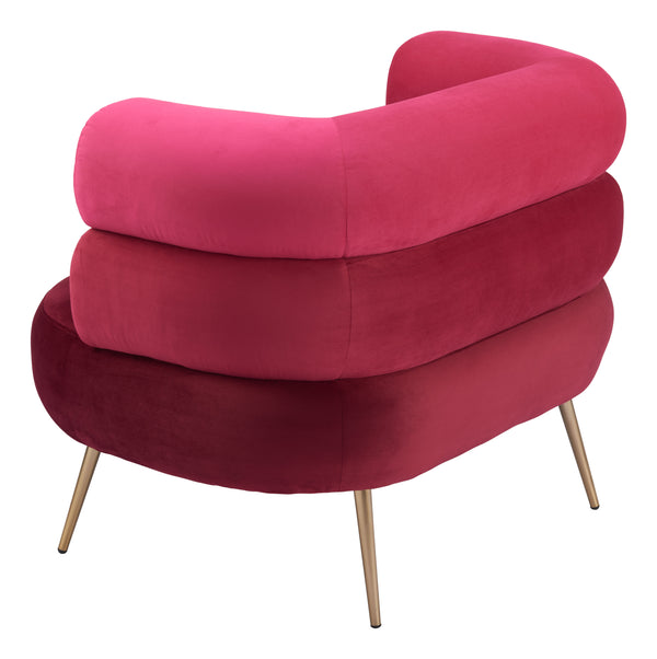 Arish Accent Chair Red 109999 Zuo Modern