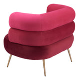 Arish Accent Chair Red 109999 Zuo Modern