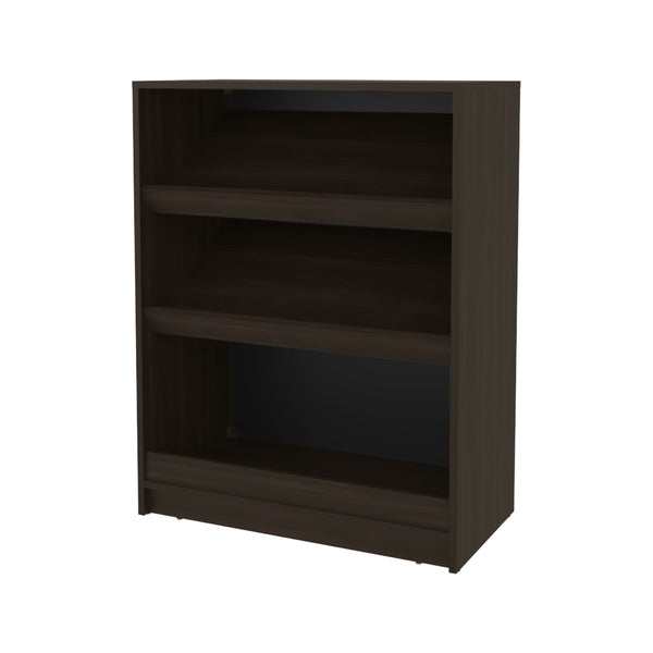 English Elm Wengue 3-Tier Shoe Rack with Open Storage Shelf — Sturdy Wood-Frame Organizer for Entryway & Décor (39.25"H) B062P323163