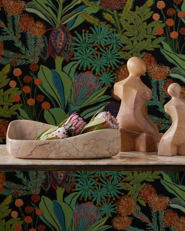 Currey & Company Deaton Rosa Marble Bowl - Elegant Decorative Accent In Rosa Cappuccino With Unique Veining Design Natural Rosa Cappuccino 1200-1038-currey-company