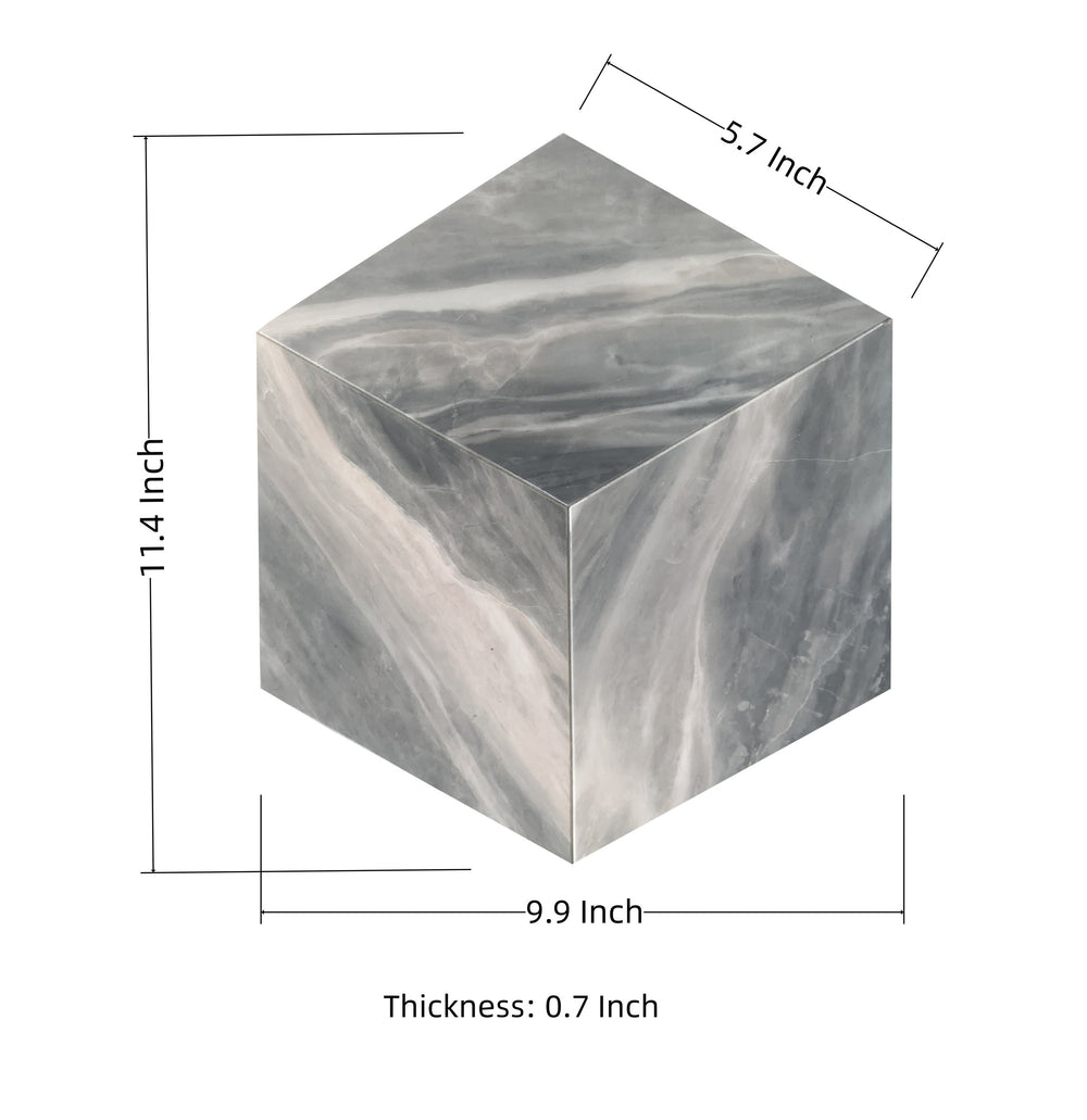 English Elm Hexagon Carrara Marble Tiles - Gray Honed Natural Stone For Elegant Walls & Floors, 12 Pcs Box W1696P262338
