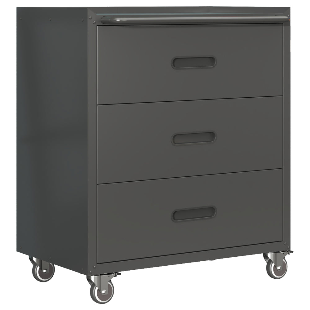 English Elm Heavy-duty Rolling Steel Tool Cabinet 3 Drawer Garage Organizer with Locking Casters T2398P242683