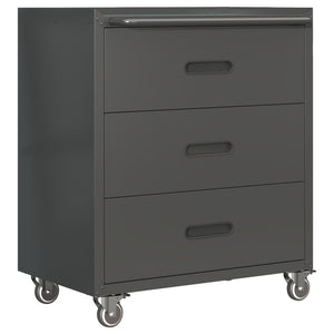 English Elm Heavy-duty Rolling Steel Tool Cabinet 3 Drawer Garage Organizer with Locking Casters T2398P242683